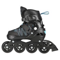 Rolki 2w1 Nils NH11912 S(31-34) czarno-niebieskie