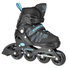 Rolki 2w1 Nils NH11912 M(35-38) czarno-niebieskie