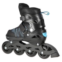 Rolki 2w1 Nils NH11912 M(35-38) czarno-niebieskie