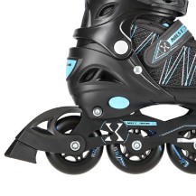 Rolki 2w1 Nils NH11912 M(35-38) czarno-niebieskie