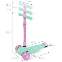 Kidwell Jax Hulajnoga balansowa Mint/Pink