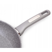 Patelnia granitowa KM-4271GR 24 cm + pokrywka