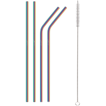 Zestaw słomek metalowych Lamart Straw LT7053