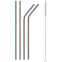Zestaw słomek metalowych Lamart Straw LT7053