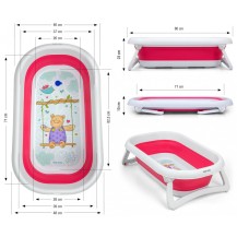 Milly Mally wanienka skłądana Aqua pink