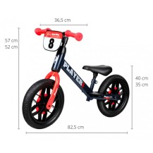 Qplay Rowerek Biegowy Player red