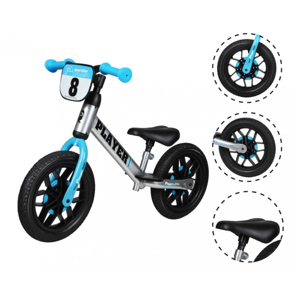 Qplay Rowerek Biegowy Player Blue