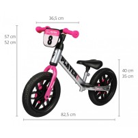 Qplay Rowerek Biegowy Player pink