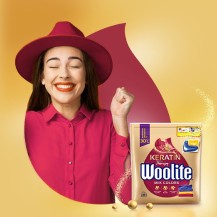 Woolite Mix Colors z keratyną Kapsułki do kolorowych tkanin 33 sztuki