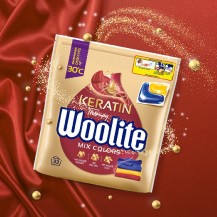 Woolite Mix Colors z keratyną Kapsułki do kolorowych tkanin 33 sztuki
