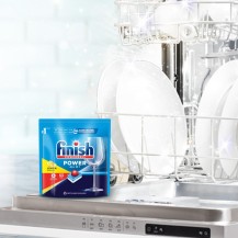 Finish Power All in 1 Tabletki do zmywarki 53 szt lemon