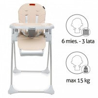 Kidwell BENO Wielofunkcyjne krzesełko do karmienia beige