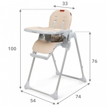 Kidwell BENO Wielofunkcyjne krzesełko do karmienia beige