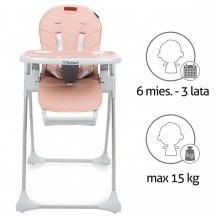 Kidwell BENO Wielofunkcyjne krzesełko do karmienia pink