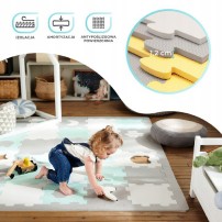 Mata piankowa Kinderkraft Luno Shapes Yellow
