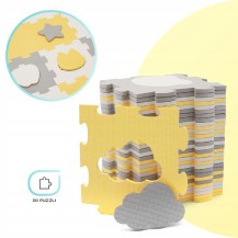 Mata piankowa Kinderkraft Luno Shapes Yellow