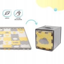 Mata piankowa Kinderkraft Luno Shapes Yellow