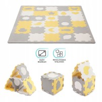 Mata piankowa Kinderkraft Luno Shapes Yellow