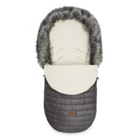 SENSILLO Śpiworek do wózka Elf polar ocieplany graphite