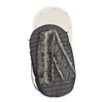 SENSILLO Śpiworek do wózka Elf polar ocieplany graphite