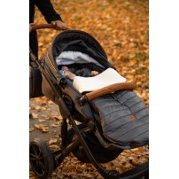 SENSILLO Śpiworek do wózka Elf polar ocieplany graphite