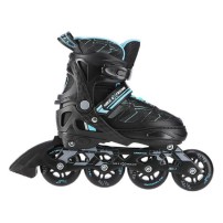 Łyżworolki Nils NA11002 czarno-niebieskie M(35-38)