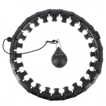 Hula Hop z wypustkami i obciążnikiem HMS HHW01 Black
