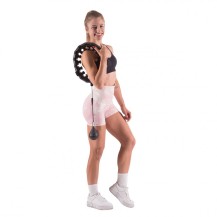 Hula Hop z wypustkami i obciążnikiem HMS HHW01 Black