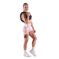 Hula Hop z wypustkami i obciążnikiem HMS HHW01 Black
