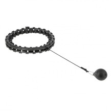 Hula Hop z wypustkami i obciążnikiem HMS HHW01 Black