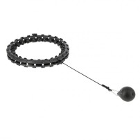 Hula Hop z wypustkami i obciążnikiem HMS HHW01 Black