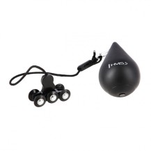 Hula Hop z wypustkami i obciążnikiem HMS HHW01 Black