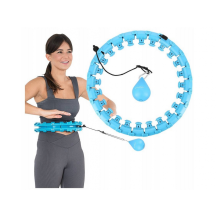 Hula Hop z wypustkami i obciążnikiem HMS HHW01 Blue