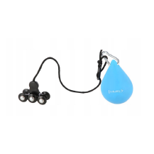 Hula Hop z wypustkami i obciążnikiem HMS HHW01 Blue