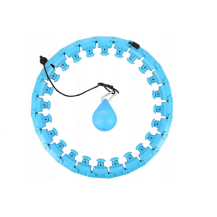 Hula Hop z wypustkami i obciążnikiem HMS HHW01 Blue