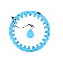 Hula Hop z wypustkami i obciążnikiem HMS HHW01 Blue