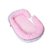 Motherhood gniazdo niemowlęce + kojec junior 2w1 drzewka różowe 054/150