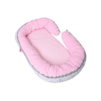 Motherhood gniazdo niemowlęce + kojec junior 2w1 drzewka różowe 054/150