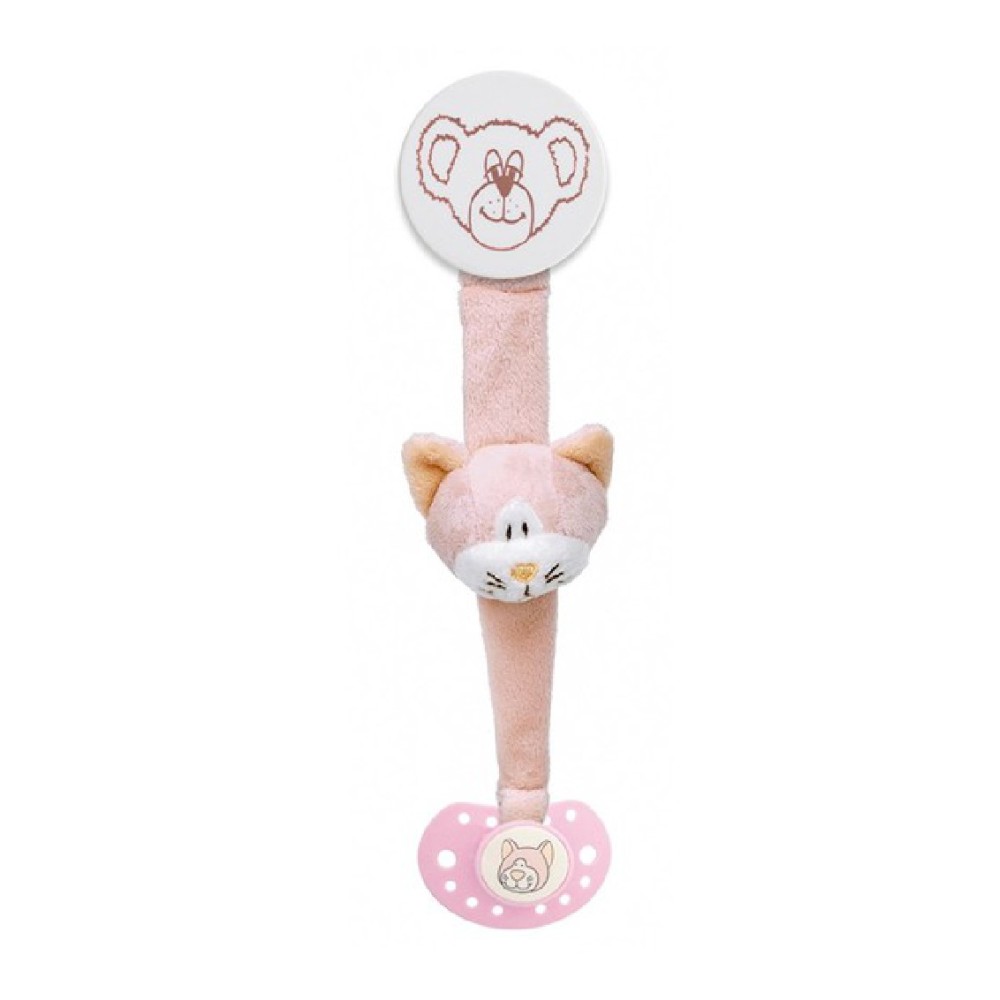 Teddykompaniet Diinglisar clip smoczek Kot, 21cm