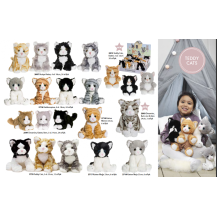 Teddykompaniet Pluszak Teddy Cats, 3 rodzaje, 23cm