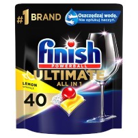 Finish Ultimate All in 1 Kapsułki do zmywarki 40 szt lemon