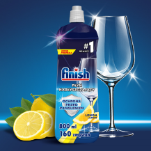 Finish Płyn nabłyszczający do zmywarki cytrynowy 800 ml