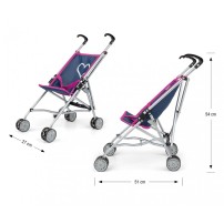 Milly Mally wózek dla lalek Julia Prestige Navy