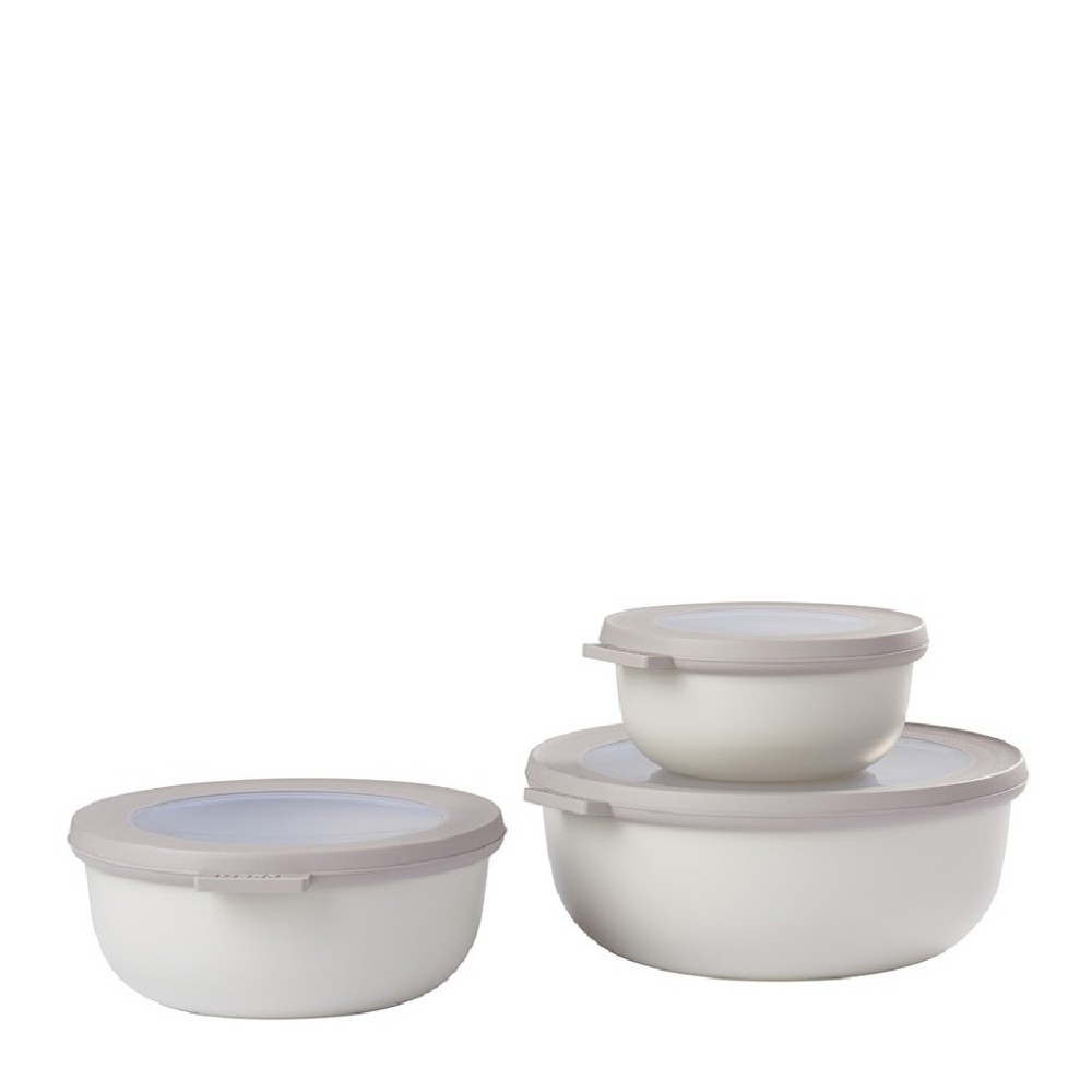 Zestaw 3 misek Mepal Cirqula Nordic White (350 ml, 750 ml, 1250 ml)