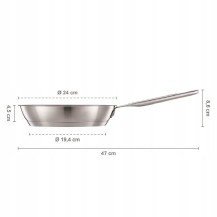 Patelnia Fiskars All Steel 1064743