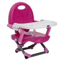 Chicco Pocket Snack krzesełko turystyczne kompaktowe pink