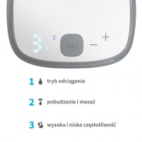 BabyOno Laktator muszlowy elektryczny SHELLY – bez użycia rąk