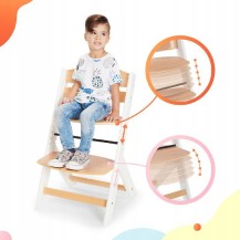 Krzesełko do karmienia Kinderkraft Enock czarne