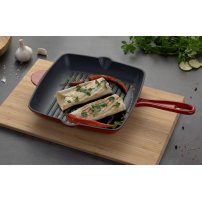 Patelnia Żeliwna Grillowa MG Home Immortale 26 cm