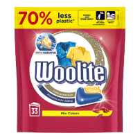 Woolite Mix Colors z keratyną Kapsułki do kolorowych tkanin 33 sztuki